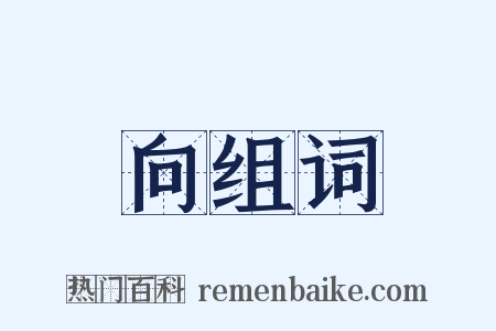 向组词是什么意思的图片